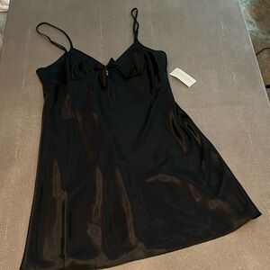 Morgan Taylor intimates black nightgown. L. NWT